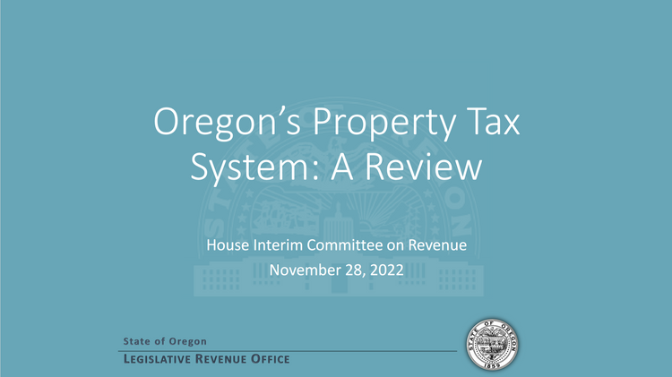 House Revenue: Property Tax Overview (3/3)