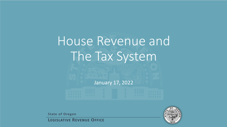 Revenue Orientation: The Tax System